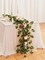 8FT Eucalyptus and Willow Leaf Garland with Artificial Flowers Fake Flower Peony Rose Vine Greenery Decorative Wall Hanging Plant for Spring Wedding Arch Door Arrangement Party Decor